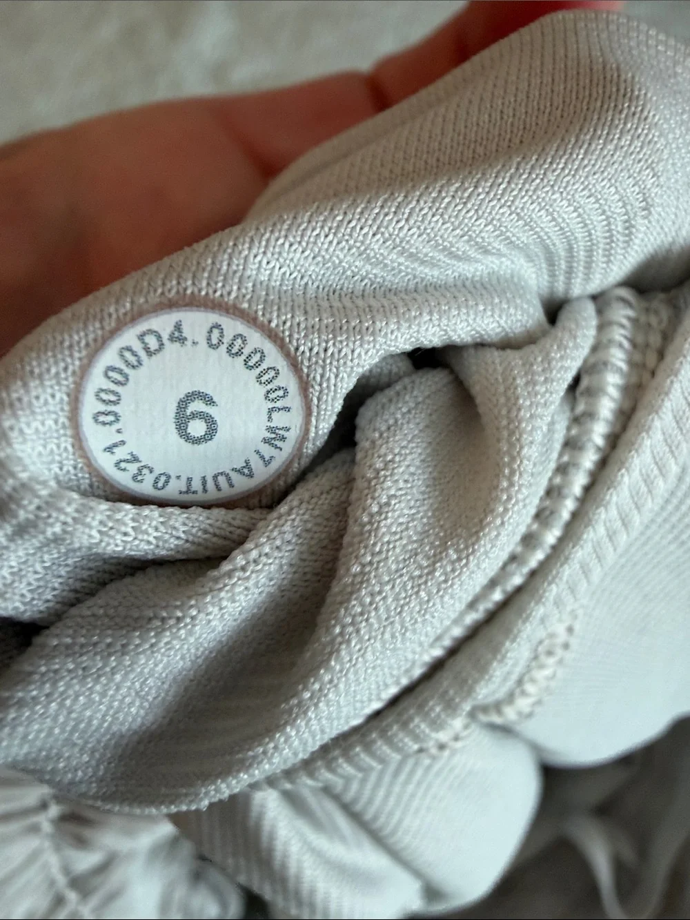 Lululemon Hottie Hot Light Taupe marbled Running Shorts - Picture 2 of 4